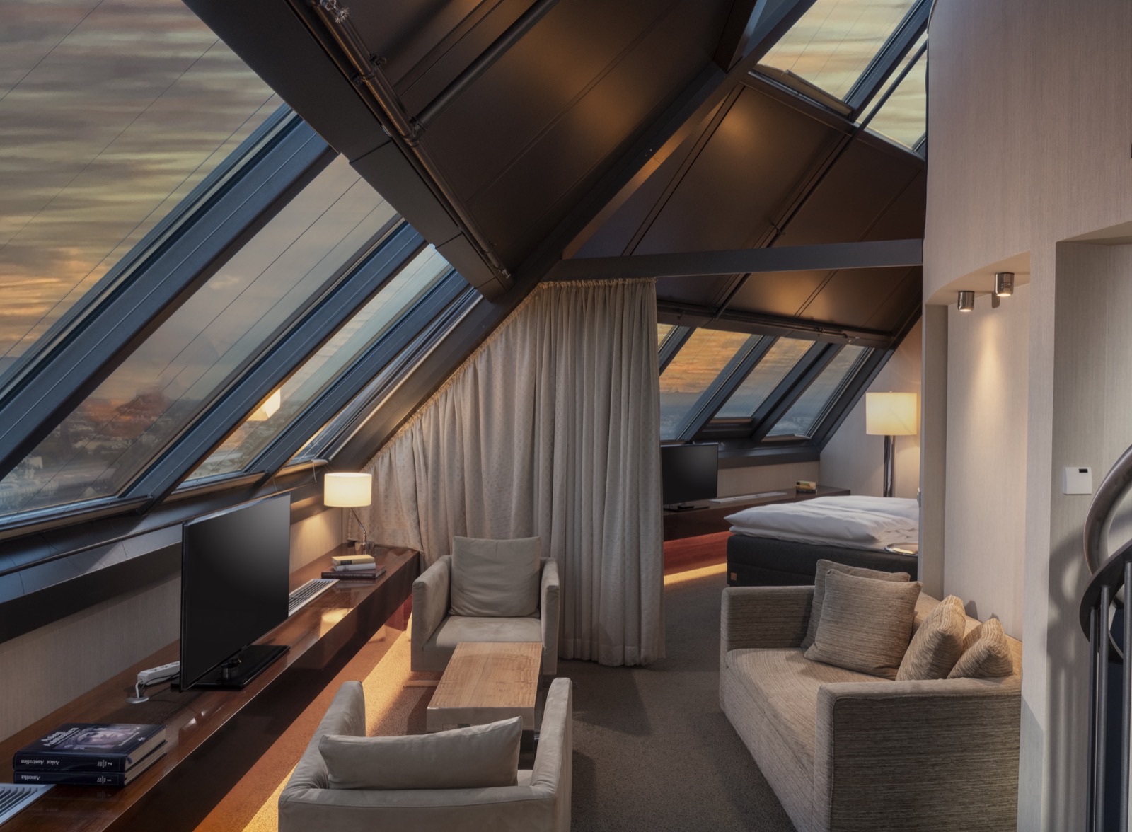 Tower Suite im Mövenpick Hotel Hamburg